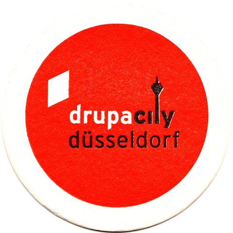 dsseldorf d-nw fchschen alt 4b (rund215-drupa city-schwarzrot)